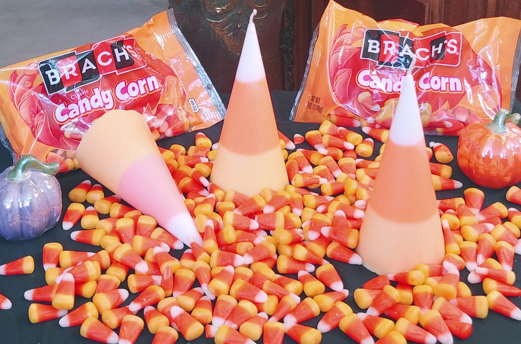 Candy Corn Candles